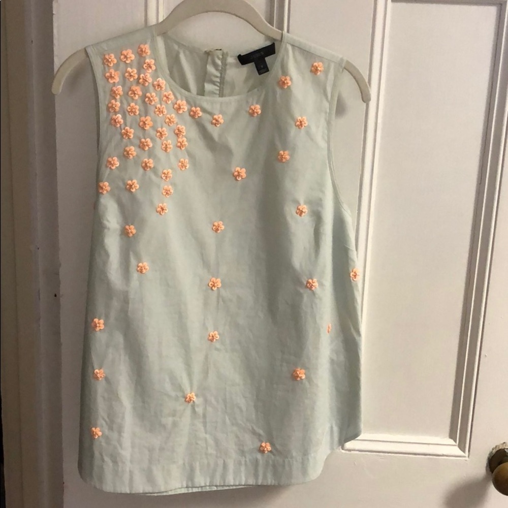 jcrew formal tank blouse